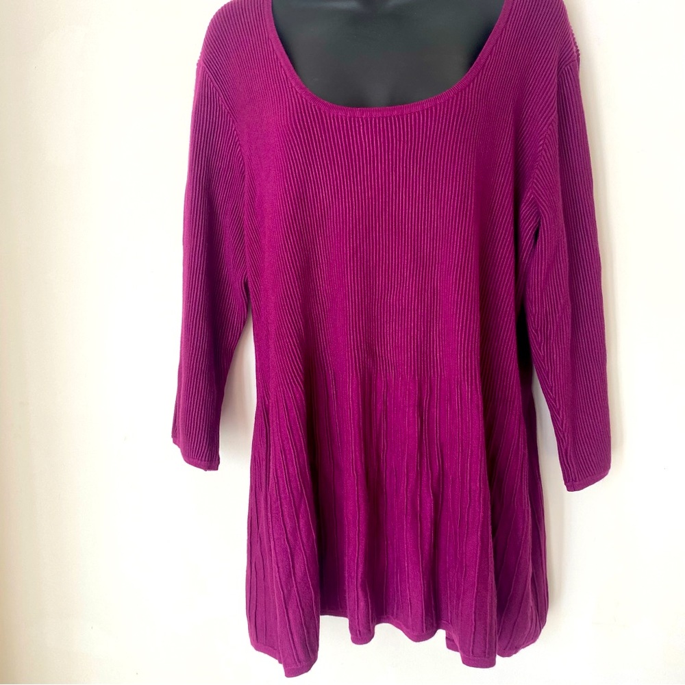 NWOT G.I.L.I XL burgundy Women’s sweater.